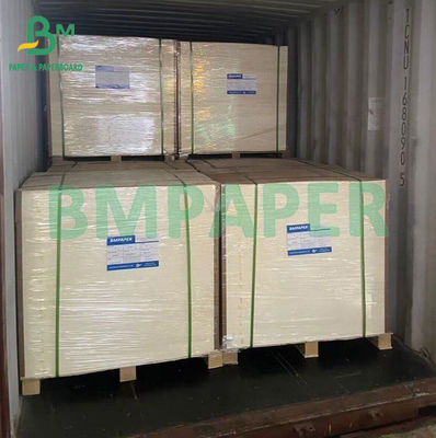 80gm پالپ بازیافت شده ضخامت یکنواخت سطح صاف کرم کاغذ بدون چوب برای نوت بوک