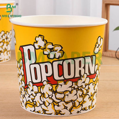 ۲۸۰ گرام + ۱۵ گرم کارتونی سفید پوشانده با لایه PE برای مرغ سرخ شده