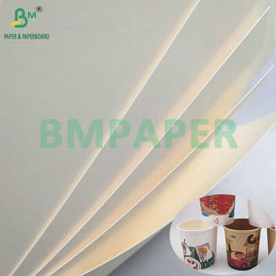 260gsm + 18PE کاغذ ضد روغن مواد غذایی پوشش مات برای ساخت فنجان و کاسه های کاغذی یکبار مصرف