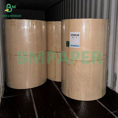 120g مواد غذایی مقاومت کششی کاغذ کرافت قهوه ای برای کاغذ کیسه
