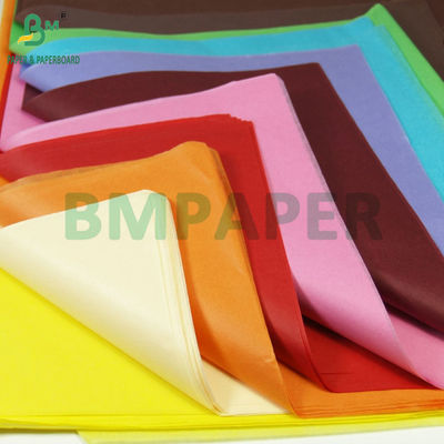 17gm کاغذ رنگارنگ پوششی برای میوه ها بسته بندی 50 x 70 سانتی متری سبک وزن
