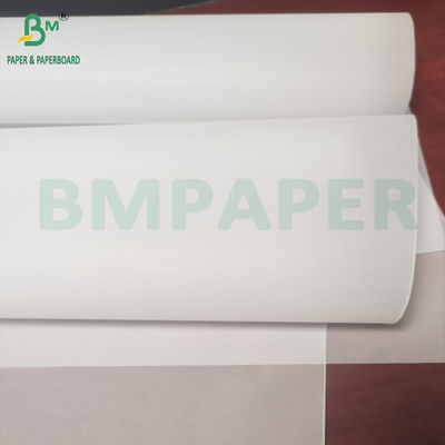 کاغذی شفاف سفید 83 گرمی کاغذ ردیابی 18 اینچ x 50 یارد