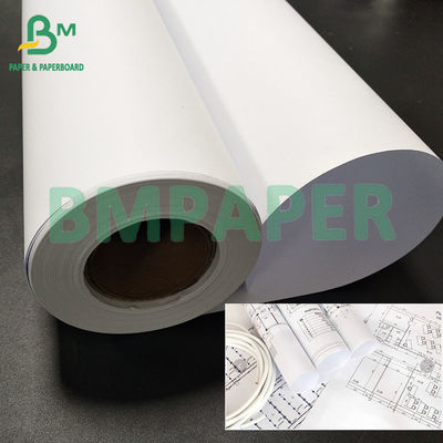 80GSM غیر پوشیده سفید CAD سند نقشه کش کاغذ برای ساخت و ساز طراحی