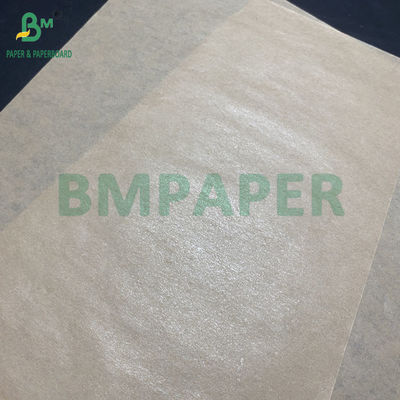 35gsm 40gsm کاغذ کرافت قهوه ای شیشه ای MGBK پشت کاغذ کرافت یک طرف درخشان