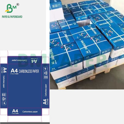 60 گرمی 70 گرمی کاغذ بدون کربن A4 NCR کاغذ فاکتور دریافت ورق های چند رنگی