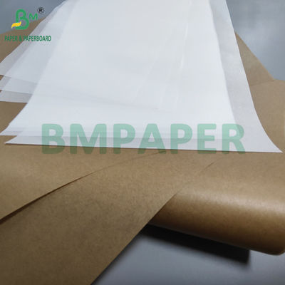 40gm 2 طرف سلیکون پوشانده کاغذ چرمی برای کباب در فرن 1050 x 1300mm
