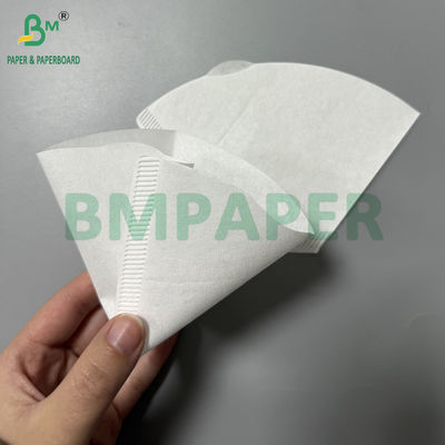50gm کاغذ فیلتر قهوه سفید سفید شده برای جدا کردن جامد از مایع
