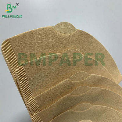 کاغذ فیلتر قهوه ای قهوه ای و سفید طبیعی 50gm 500mm - 1500mm عرض