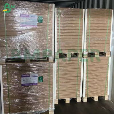 50g قهوه ای کلوچه پوشه کاغذ پخت و پز غیر پوشه شده ضد چرب ضد آب درجه غذایی