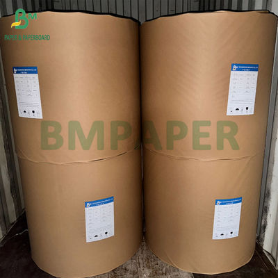 کارت کرافت 320g + 20g PE کاغذ قهوه ای طبیعی جام مواد غذایی 32" رول 3" هسته 32 1 متر قطر بیرونی