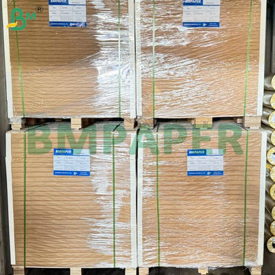 60 GSM اندازه سفارشی ورق های کاغذی دو طرفه پوشش سیلیکون