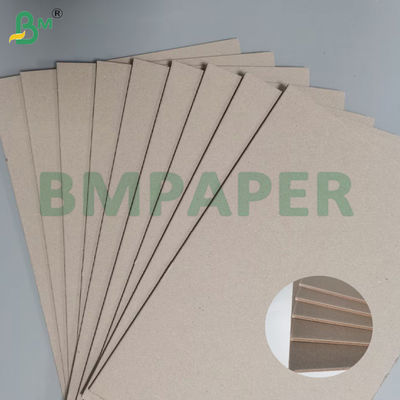 2 میلیمتر چوبی خاکستری بدون پوشش کاغذ کاغذی بازیافت شده 70 * 110 سانتی متر