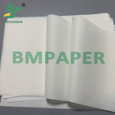 38gsm کاغذ ضد چرب سفید درجه غذایی مقاومت در برابر دمای بالا 80 * 110 سانتی متر