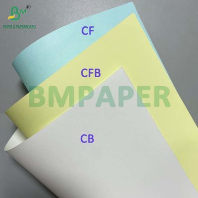 تصویر سیاه 21 پوند ورق کاغذی بدون کربن سفید قناری صورتی 57 x 87 سانتی متر