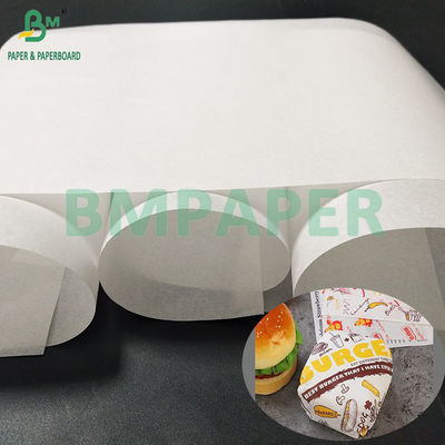 38gm 40gm کاغذ پارچمن کاغذ بسته بندی همبرگر ضد چرب