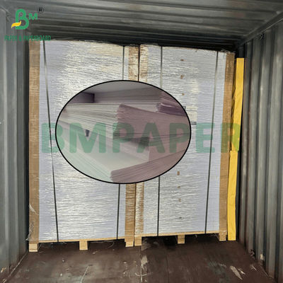 F تخته فلوت 1mm - 1.2mm کاغذ کروم سفید لوله دار برای جعبه آرایشی داخل 800*1200