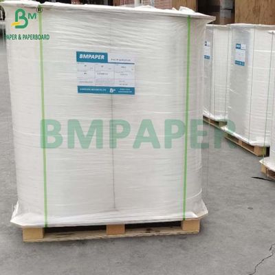 34mm x 6000m رول کاغذی سفید MG 25g 26g برای بسته بندی تنباکو های پلاستیکی