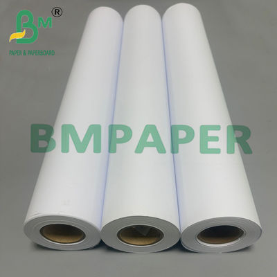 80g 30inch CAD پلاستر کاغذ بدون پوشش کارت سفید بالا رول