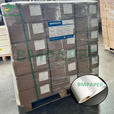 80gm رول کاغذ گرافیک سفید 1220mm Wide X 150m Long 3 "Core بسته بندی کارتن OEM