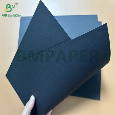 ۳۰۰ گرم ۳۵۰ گرم ۶۵ x ۹۰ سانتی متر کاغذ کرافت سیاه بدون پوشش برای جعبه هدیه