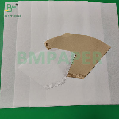 50 گرم 328 میلی متر سفید و قهوه ای مواد غذایی درجه قهوه فیلتر کاغذ باقی مانده رول