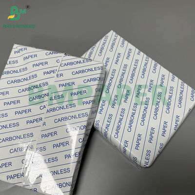 75gr 78gr کاغذ غیر کربن CF زرد CFB حروف آبی اندازه 216x279mm تصویر سیاه