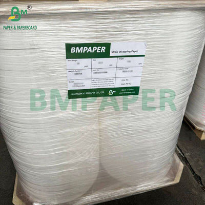 28 گرم کاغذ بسته بندی کاه سفید 22mm 25mm 28mm 33mm 35mm 50mm X 7000m