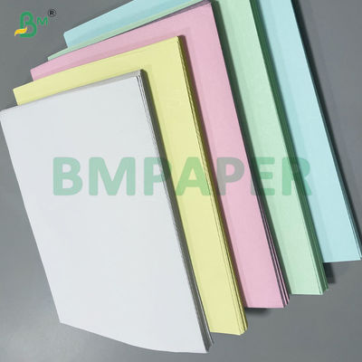 8 1/2 X 11 NCR کاغذ بدون کربن 15lb 20lb CF کاناری CB سفید برای چاپ دیجیتال