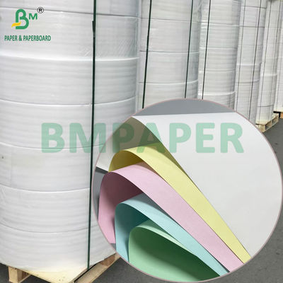 8 1/2 X 11 NCR کاغذ بدون کربن 15lb 20lb CF کاناری CB سفید برای چاپ دیجیتال