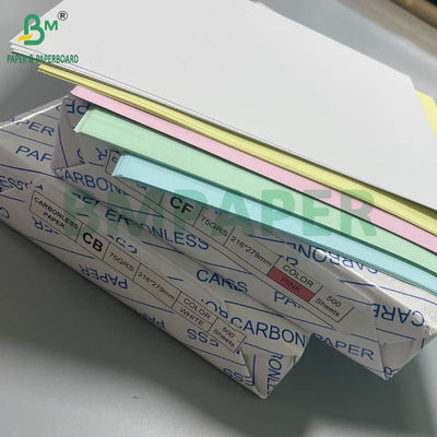 60gr 75gr 78gr کاغذ دیجیتال بدون کربن خالی NCR کپی کاغذ سیاه تصویر