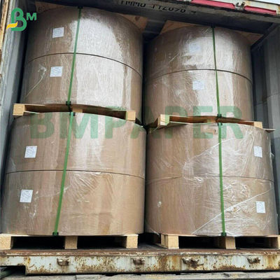 کاغذ بسته بندی میوه های سازگار با محیط زیست 30 گرم رول بافت قهوه ای بازیافت شده برای بسته بندی میوه