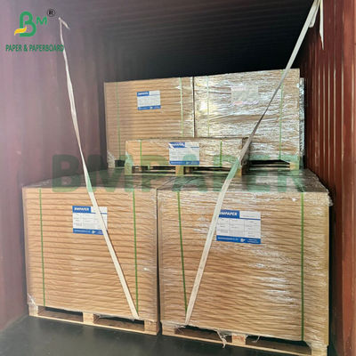 کاغذ دست ساز قهوه ای ریب دار 60 گرمی برای پوشاندن هدیه مقاوم در برابر اشک 70 x 100 سانتی متر
