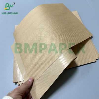 60 گرم 30 اینچ عرض 1 طرف MG خالص قهوه ای کاغذ کرافت برای بسته بندی