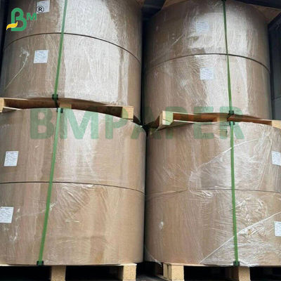 30gsm پاکت محافظ رنگ سیاه انگو کاغذ یک طرفه لایه ای درونی درخشان برای پوشش میوه ضد آفتاب رول