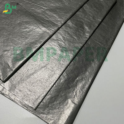 30gsm پاکت محافظ رنگ سیاه انگو کاغذ یک طرفه لایه ای درونی درخشان برای پوشش میوه ضد آفتاب رول