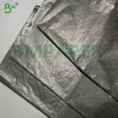 30gsm پاکت محافظ رنگ سیاه انگو کاغذ یک طرفه لایه ای درونی درخشان برای پوشش میوه ضد آفتاب رول