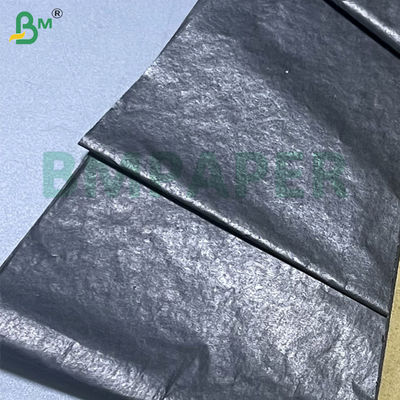 30gsm پاکت محافظ رنگ سیاه انگو کاغذ یک طرفه لایه ای درونی درخشان برای پوشش میوه ضد آفتاب رول