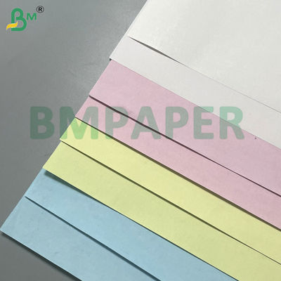 48g 80gsm سفید / صورتی / رنگارنگ NCR Carbonless کپی کاغذ نامه اندازه 8.5 &quot;x11&quot; &amp; 8.5 &quot;x14&quot; برای Waybill و فرم های سیاه تصویر