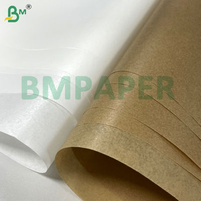 کاغذ رنگ قهوه ای کرفت سیلیکون 80gsm برای برچسب ها و کاربردهای مقاوم به چربی