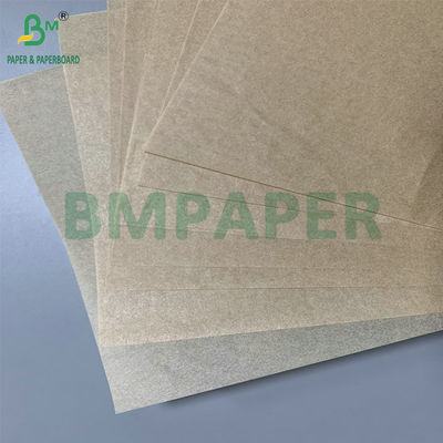 30gm 40gm قهوه ای کاغذ پارگمن پختن دو طرفه سیلیکون جامبو رول
