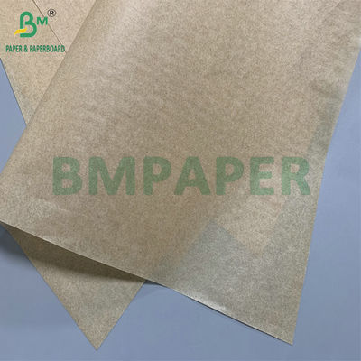 30gm 40gm قهوه ای کاغذ پارگمن پختن دو طرفه سیلیکون جامبو رول