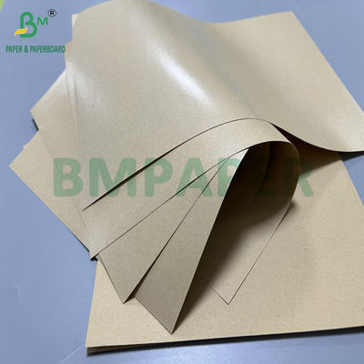 50 گرام 60 گرام ضد چرب PE پوشش قهوه ای کاغذ کرافت برای کیسه های غذایی عرض 70 سانتی متر