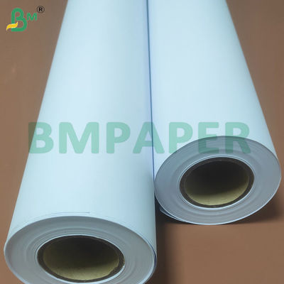 2 اینچ هسته اندازه 80gsm سفید CAD نقشه کاغذ رول برای چاپ