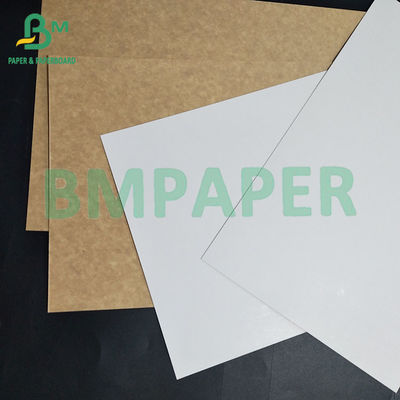 CKB Clay Coated Kraft Back کارت غذایی قهوه ای برای بسته بندی سیب زمینی سرخ شده