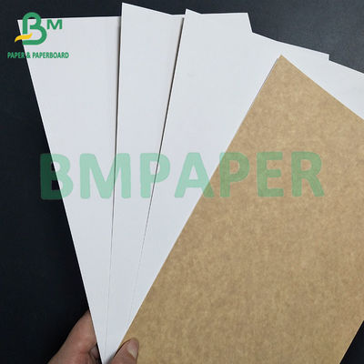CKB Clay Coated Kraft Back کارت غذایی قهوه ای برای بسته بندی سیب زمینی سرخ شده