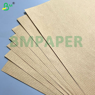 60gm کاغذ کرافت یک طرفی صاف و درخشان قهوه ای برای بسته بندی مواد غذایی صنایع دستی / DIY