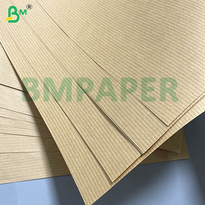 50gsm 60gsm 70gsm سبک وزن مقاوم در برابر اشک قهوه ای نوار کارت کاغذ یک طرف درخشش عالی برای بسته بندی گل بسته بندی نان