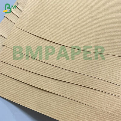 50gsm 60gsm 70gsm سبک وزن مقاوم در برابر اشک قهوه ای نوار کارت کاغذ یک طرف درخشش عالی برای بسته بندی گل بسته بندی نان