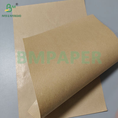 60gm MG کاغذ کرافت خطی قهوه ای برای ساخت کیسه کاغذی قهوه