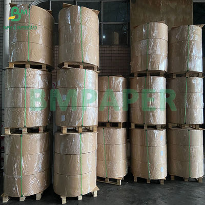 60gm MG کاغذ کرافت خطی قهوه ای برای ساخت کیسه کاغذی قهوه